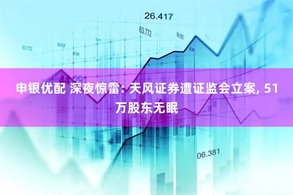 申银优配 深夜惊雷: 天风证券遭证监会立案, 51万股东无眠